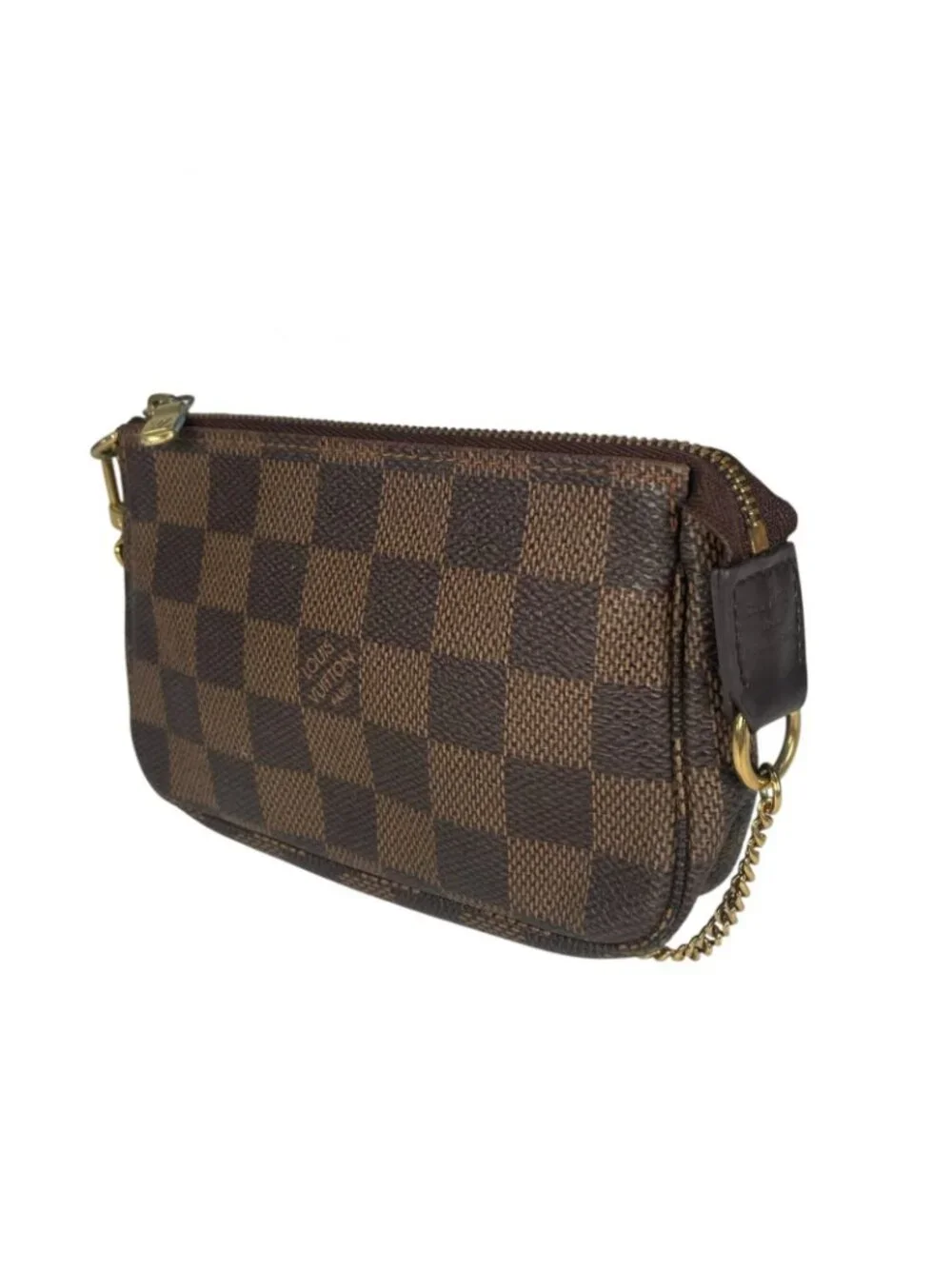 Louis Vuitton Accessoires Pouch Damier Canvas Brown